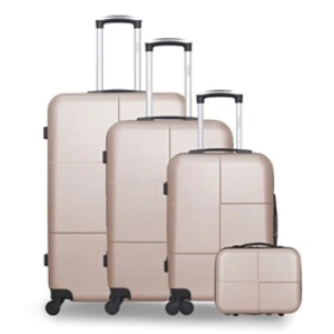 Comparateur de prix : HERO - Set De 4 Valises CORONADO-C 75 cm 4 Roues - rose dore