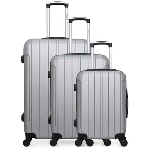 Comparateur de prix : Set de 3 valises - HERO - FOGO - 4 roues - Gris