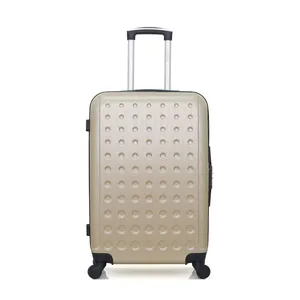 Hero - valise weekend taurus 65 cm 4 roues - beige pas cher