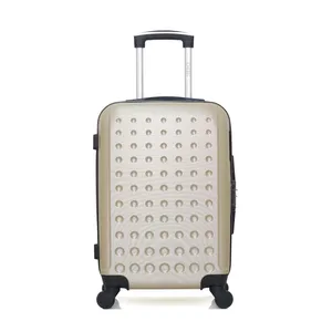 Valise - HERO - TAURUS - 55 cm - Cabine - 4 roues - Taille S - Beige pas cher