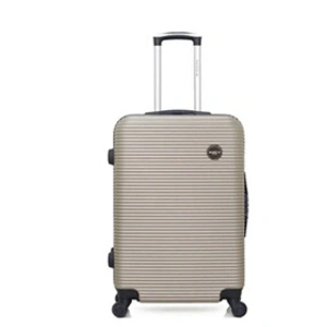 Comparateur de prix : Valise - BLUESTAR - LONDON - Weekend - 4 roues - 65 cm - Beige