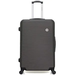 bluestar - valise grand format abs london 4 roues 75 cm - gris fonce pas cher