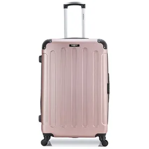 Comparateur de prix : BLUESTAR - Valise Grand Format MADRID 75 cm 4 Roues - rose dore