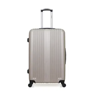 Hero - valise grand format lipari 75 cm 4 roues - beige pas cher