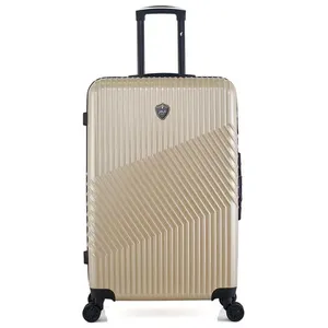 Gentleman Farmer - valise grand format abs/pc peter 4 roues 75 cm - beige pas cher