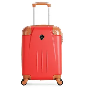 Comparateur de prix : GENTLEMAN FARMER - Valise Cabine ABS HENRY-E 4 Roues 50 cm - ROUGE