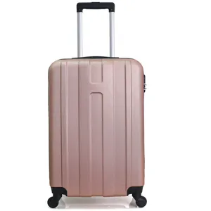 Hero - valise cabine atlanta 55 cm 4 roues - rose dore pas cher