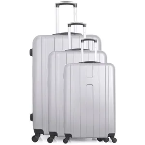 Comparateur de prix : Set de 3 valises - HERO - ATLANTA - 4 roues - Gris