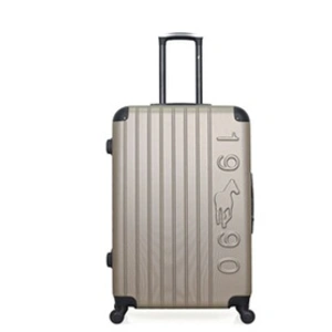 Gentleman Farmer - valise grand format abs porter 4 roues 75 cm - beige pas cher
