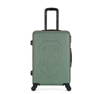- valise weekend abs damon 4 roues 65 cm - vert pas cher