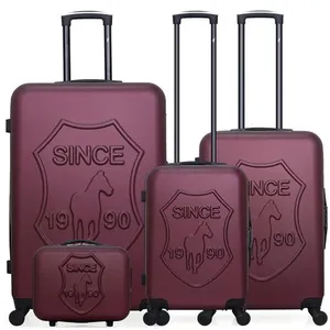 Comparateur de prix : gentleman farmer - set de 4 valises damon-c 75 cm 4 roues - bordeaux