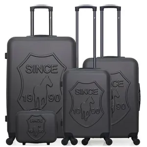 SWISS KOPPER gentleman farmer - set de 4 valises damon-c 75 cm 4 roues - gris fonce pas cher