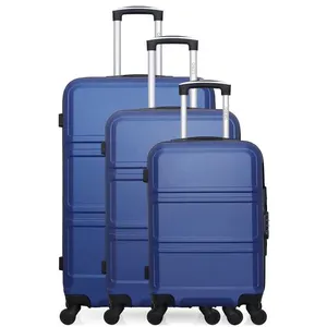 Comparateur de prix : Hero - 3 Valises 4 roues Utah 49/59/71 cm bleu marine T.U
