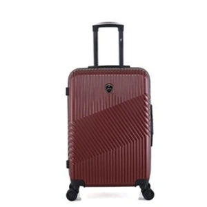 Gentleman Farmer - valise weekend abs/pc peter 4 roues 65 cm - bordeaux pas cher