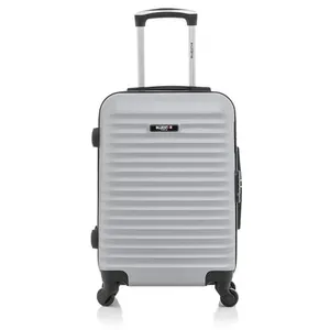 Bluestar - Valise Cabine 4 roues simples 55 cm Brazilia argentée T.U pas cher