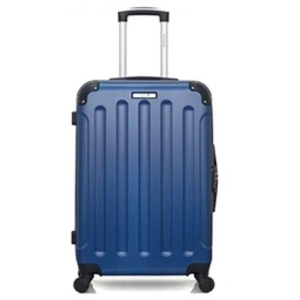 BLUESTAR - Valise Weekend ABS MADRID 4 Roues 65 cm - MARINE pas cher