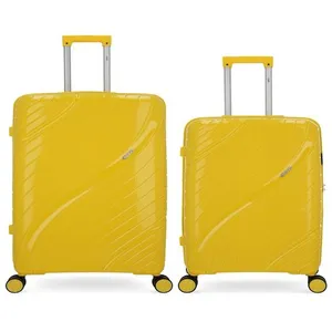 Obago - 2 Valises Rigides Grand Format et Taille Moyenne Lyra Jaunes O... pas cher