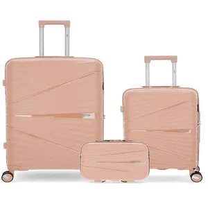 Obago - 3 Valises Rigides Grand Format, Cabine et Grand Vanity Vela Ro...Vendu parkaufland
