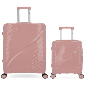 Obago - 2 Valises Rigides Grand Format et Cabine XS Lyra Vieux Rose OS pas cher