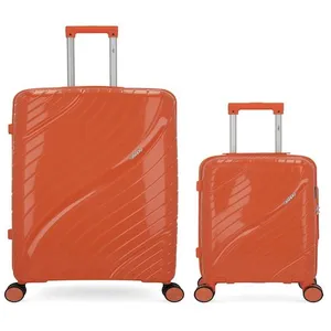 Obago - 2 Valises Rigides Grand Format et Cabine XS Lyra Orange OSVendu parkaufland
