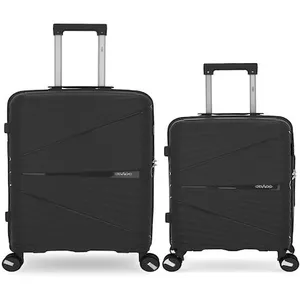 Obago - 2 Valises Rigides Taille Moyenne et Cabine Vela Gris Foncé OSVendu parkaufland