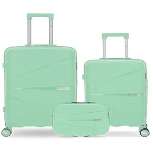 Obago - 3 Valises Rigides Taille Moyenne, Cabine et Grand Vanity Vela ... pas cher