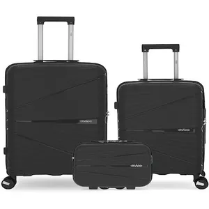 Obago - 3 Valises Rigides Taille Moyenne, Cabine et Grand Vanity Vela ...Vendu parkaufland
