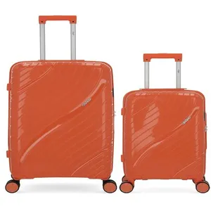 Obago - 2 Valises Rigides Taille Moyenne et Cabine XS Lyra Orange OSVendu parkaufland