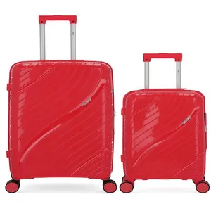 Obago - 2 Valises Rigides Taille Moyenne et Cabine XS Lyra Rouges OS pas cher