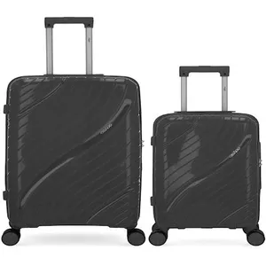 Obago - 2 Valises Rigides Taille Moyenne et Cabine XS Lyra Gris Foncé ... pas cher