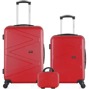 Wave Paris - Lot de 2 Valises weekend, cabine et Vanity Amazone bordea... pas cher