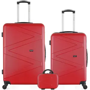 Wave Paris - Lot de 2 Valises grand format, weekend et Vanity Amazone ... pas cher