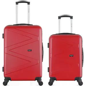 Wave Paris - Lot de 2 valises week-end et cabine Amazone bordeaux OS pas cher