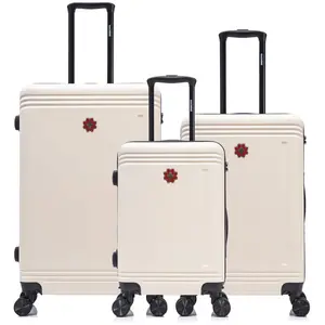 Lot de 3 Valises Rigides Grand Format, Taille Moyenne et Cabine GSTAAD