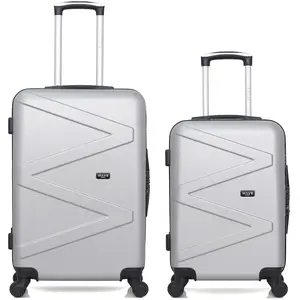 Wave Paris - Lot de 2 valises week-end et cabine Amazone gris OS pas cher
