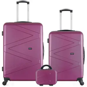 Wave Paris - Lot de 2 Valises grand format, weekend et Vanity Amazone ... pas cher