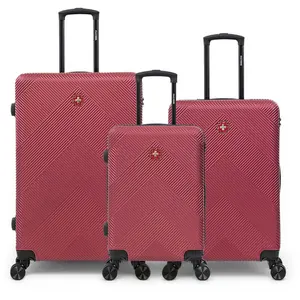Lot de 3 Valises Rigides Grand Format, Taille Moyenne et Cabine OLTEN