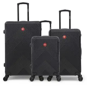 Lot de 3 Valises Rigides Grand Format, Taille Moyenne et Cabine OLTEN