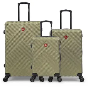 Lot de 3 Valises Rigides Grand Format, Taille Moyenne et Cabine OLTEN pas cher
