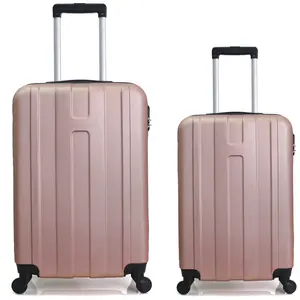 Hero - Lot de 2 Valises weekend et cabine Atlanta rose doré OS