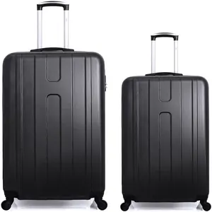 Hero - Lot de 2 Valises weekend et cabine Atlanta noires OS