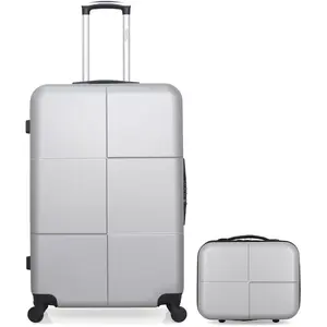 Hero - Lot Valise grand format et Vanity Coronado grises OS pas cher