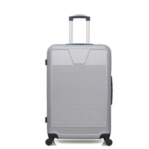 WAVE PARIS - valise grand format abs selenga 4 roues 75 cm - gris pas cher