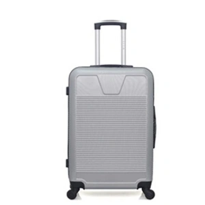 WAVE PARIS - valise weekend abs selenga 4 roues 65 cm - gris pas cher