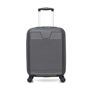 - valise cabine abs selenga 4 roues 55 cm - gris fonce pas cher