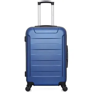Valise Weekend ELBE-A 60 cm 4 Roues - bleu - WAVE PARIS 60x36x26cm pas cher