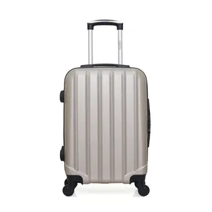 Hero - valise cabine himalaya 55 cm 4 roues - beige pas cher