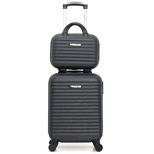 Comparateur de prix : SWISS KOPPER Set de 2 valises - BLUESTAR - BRAZILIA-H - 4 roues - Gris foncé