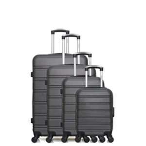 Comparateur de prix : Hero - 4 Valises 4 roues simples Renoso-M 75/65/55/46 cm gris foncé T.U