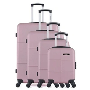 Comparateur de prix : BLUESTAR - Set De 4 Valises MIAMI-M 75 cm 4 Roues - rose dore